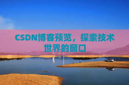 CSDN博客预览,探索技术世界的窗口